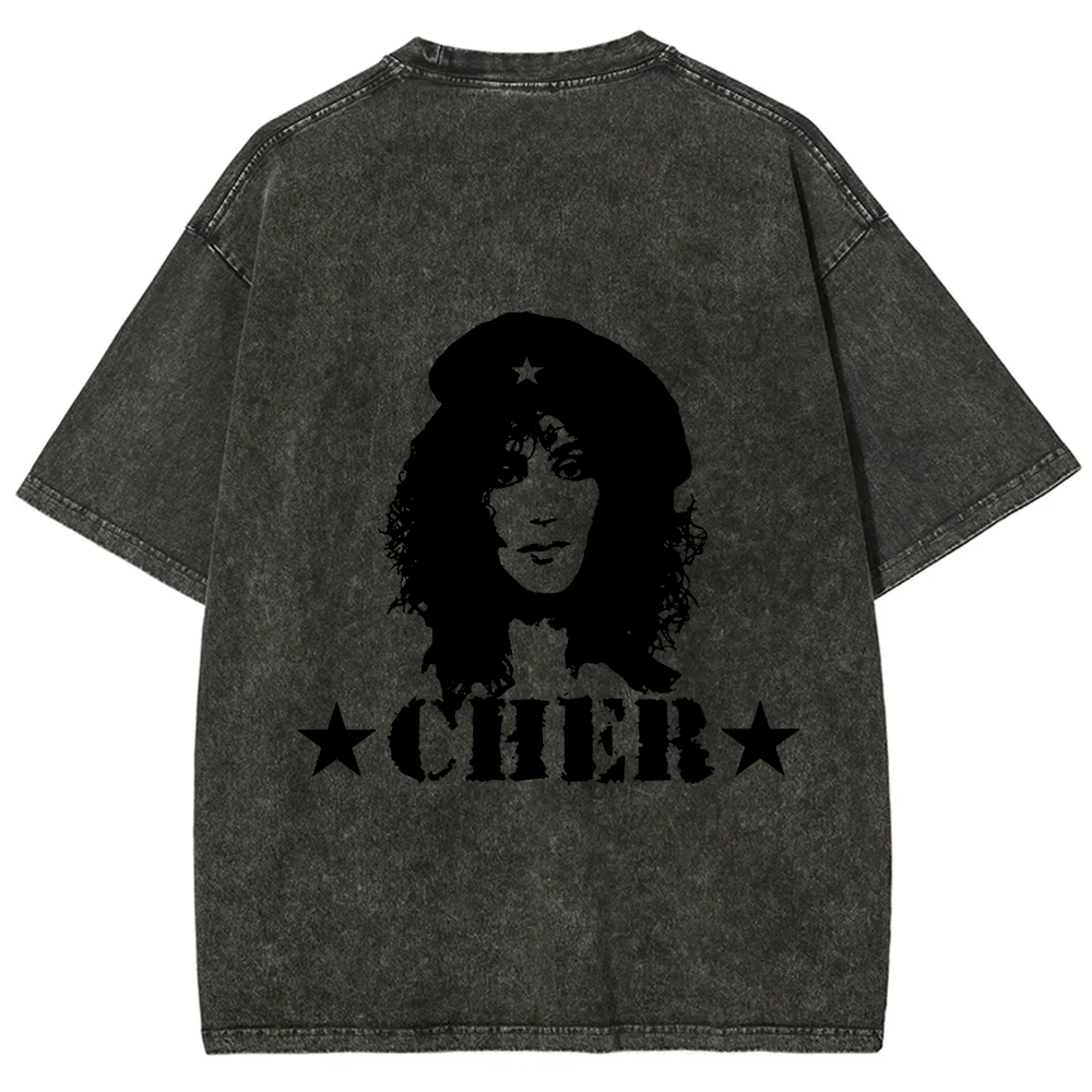 Cher Singer Vintage Washed T-Shirt