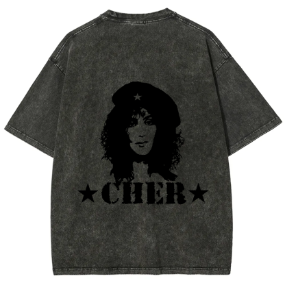 Cher Singer Vintage Washed T-Shirt