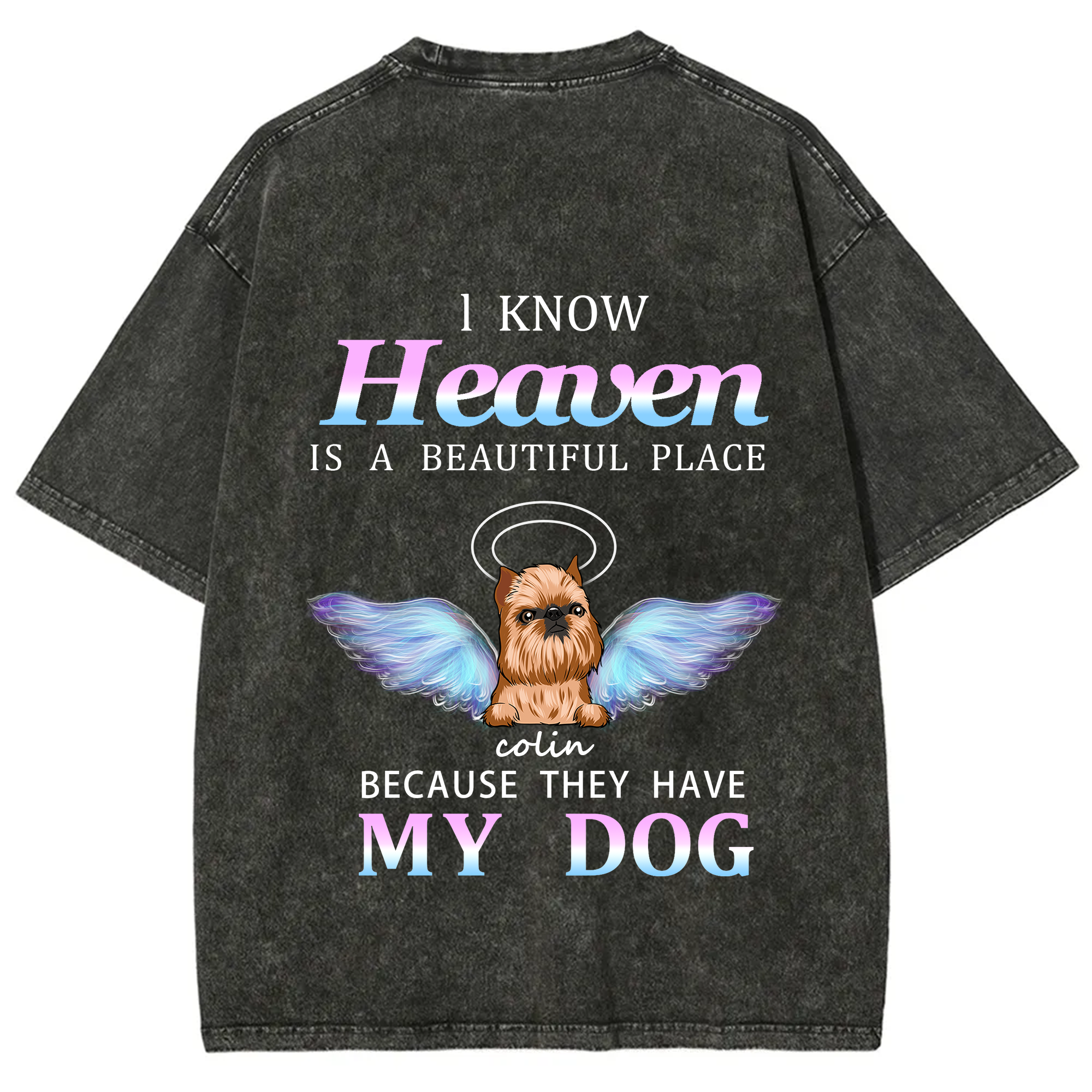 Heaven Is A Beautiful Place - Personalized Custom Unisex T-shirt