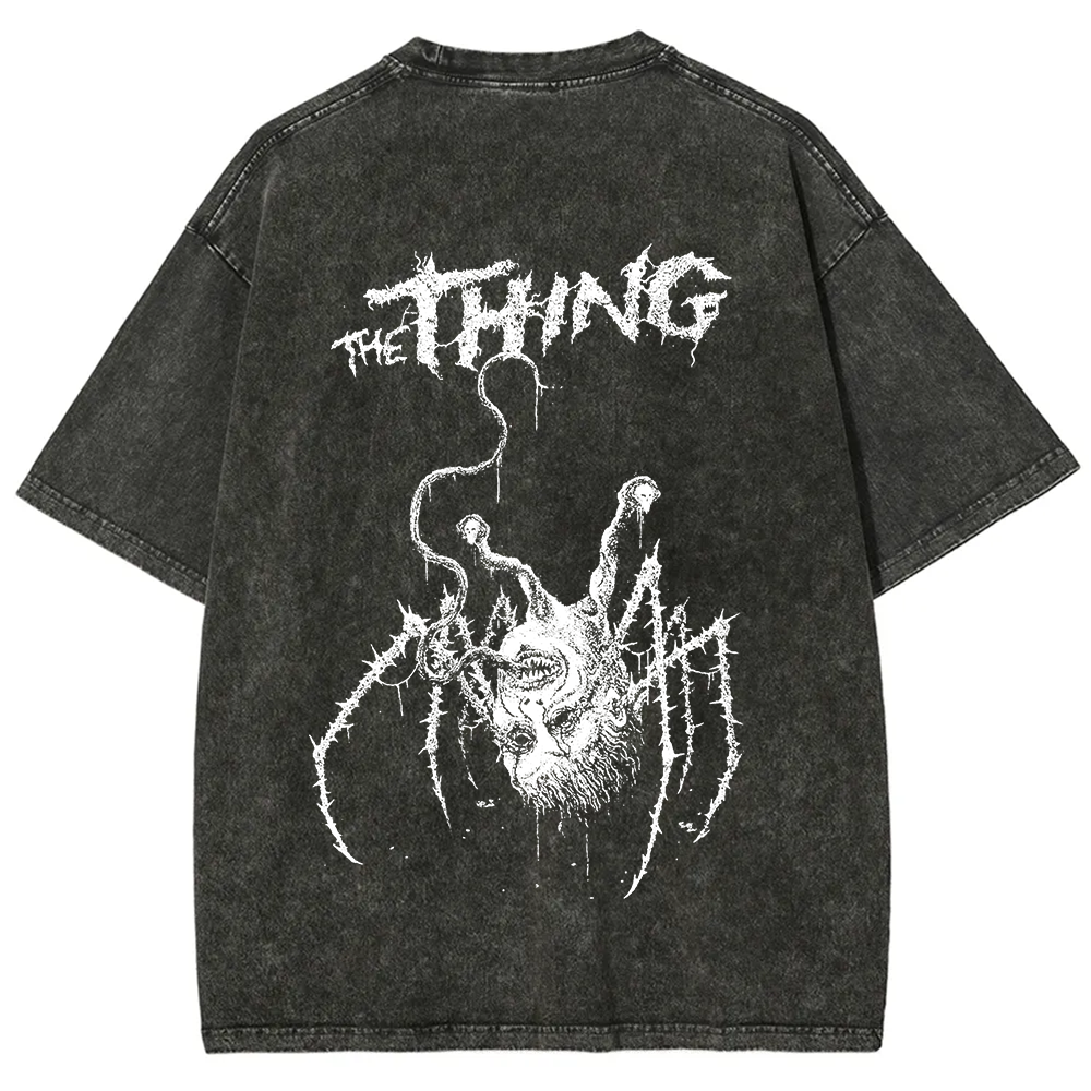 Unisex Horror The thing Print T-Shirt