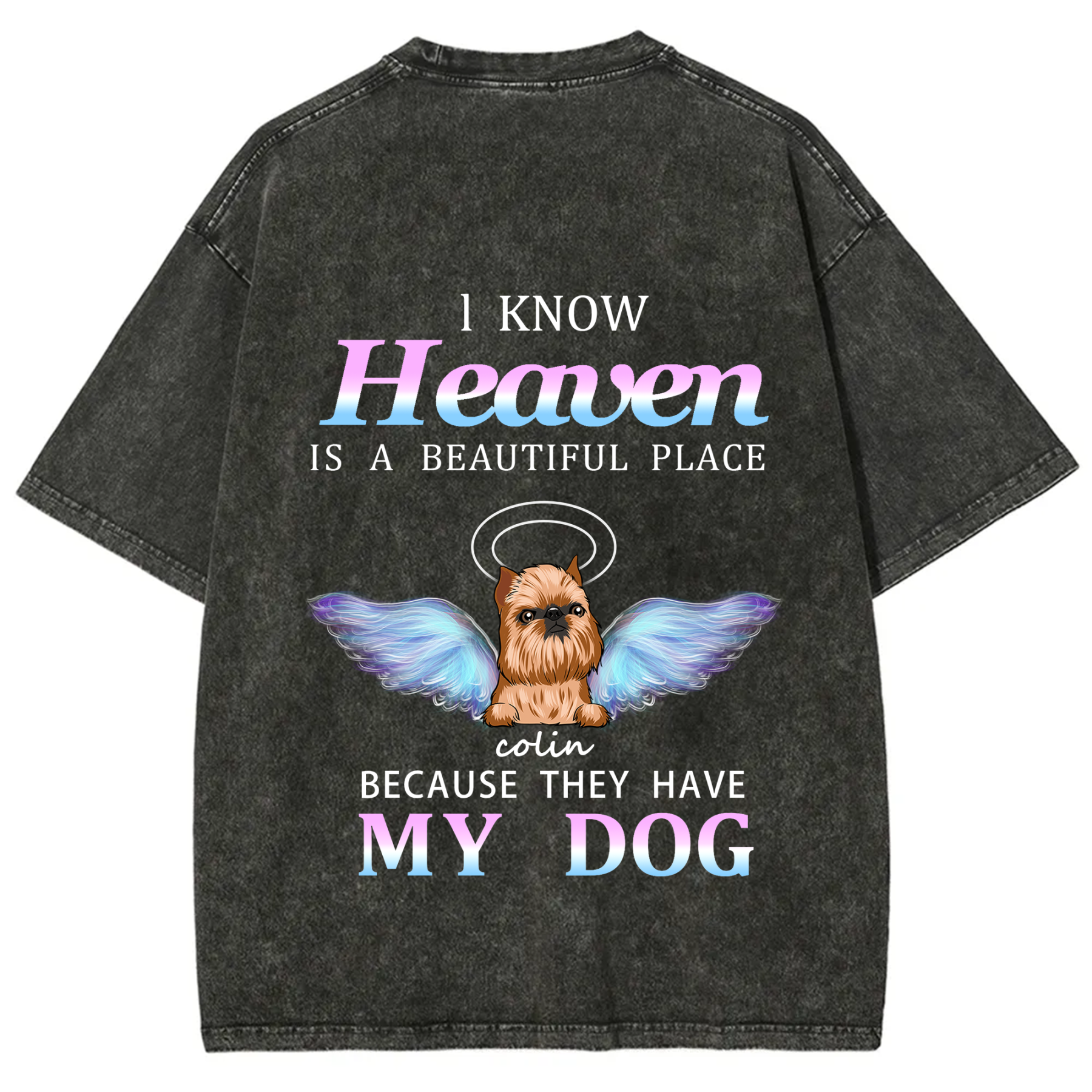 Heaven Is A Beautiful Place - Personalized Custom Unisex T-shirt