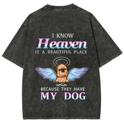 Heaven Is A Beautiful Place - Personalized Custom Unisex T-shirt