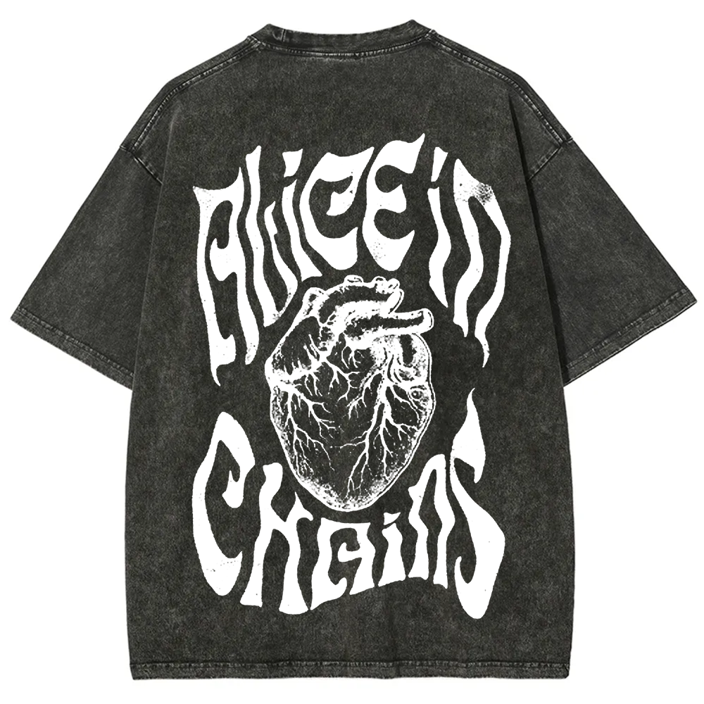Unisex Vintage Washed Alice in Chains T-Shirt
