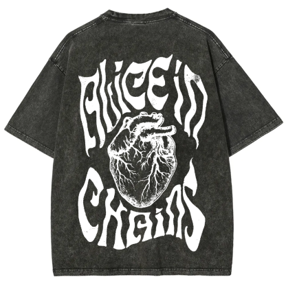 Unisex Vintage Washed Alice in Chains T-Shirt