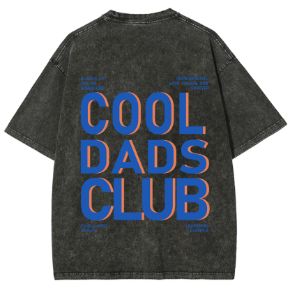 Cool Dads Club Unisex Fit Washed T-Shirt