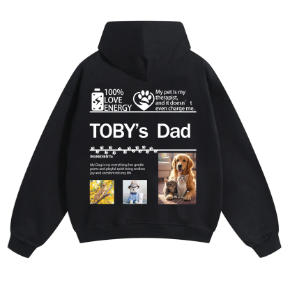 Pet Photo Creative Customized Unisex Hoodie