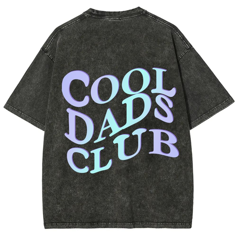 Cool Dads Club Snowflake Vintage Cotton T-Shirt