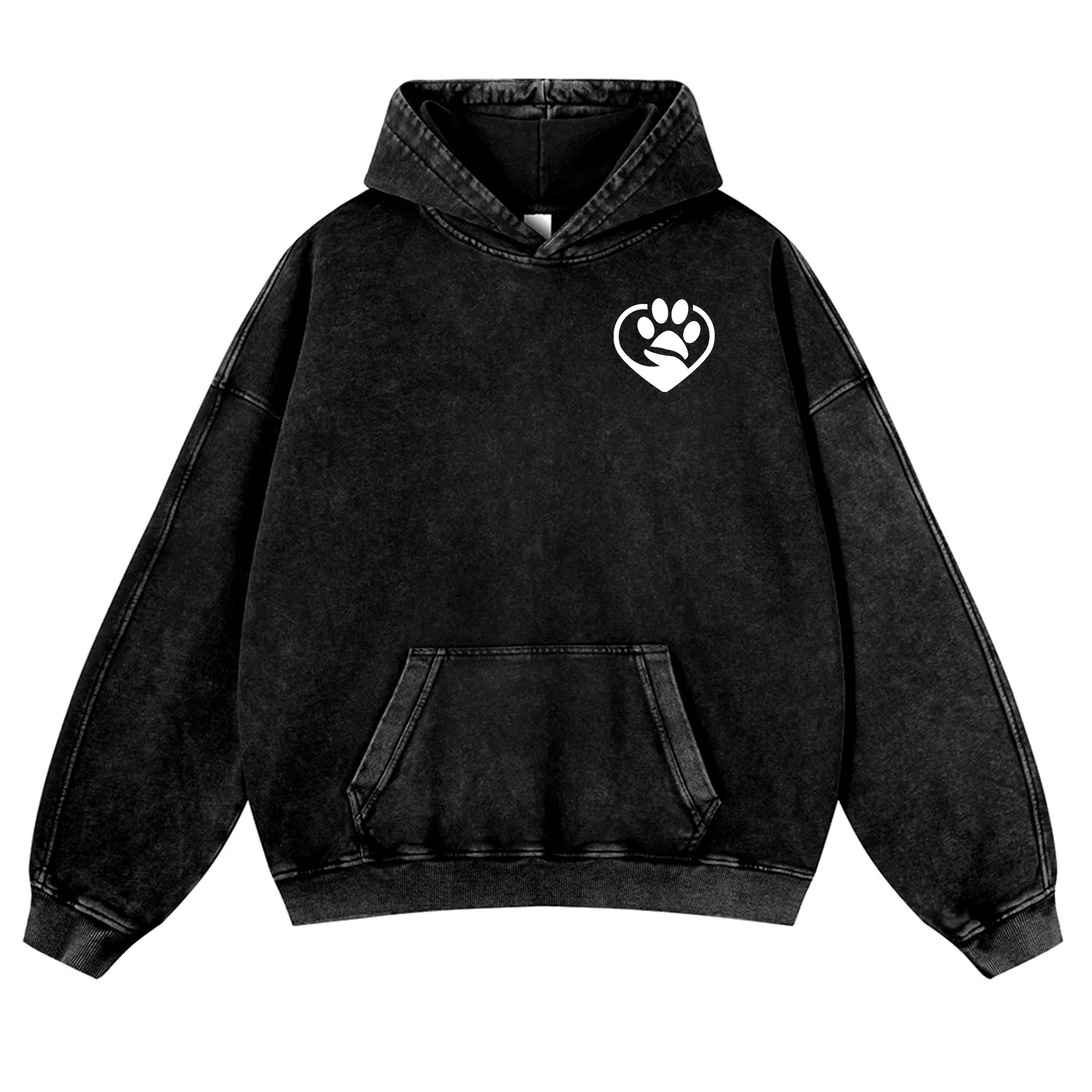 Pet Photo Creative Customized Unisex Washed Hoodie