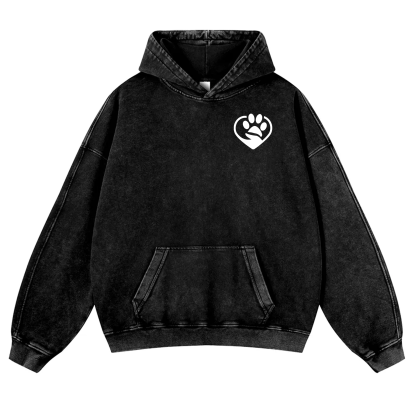 Pet Photo Creative Customized Unisex Washed Hoodie
