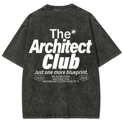 The Architect Club Unisex Fit Washed T-Shirt