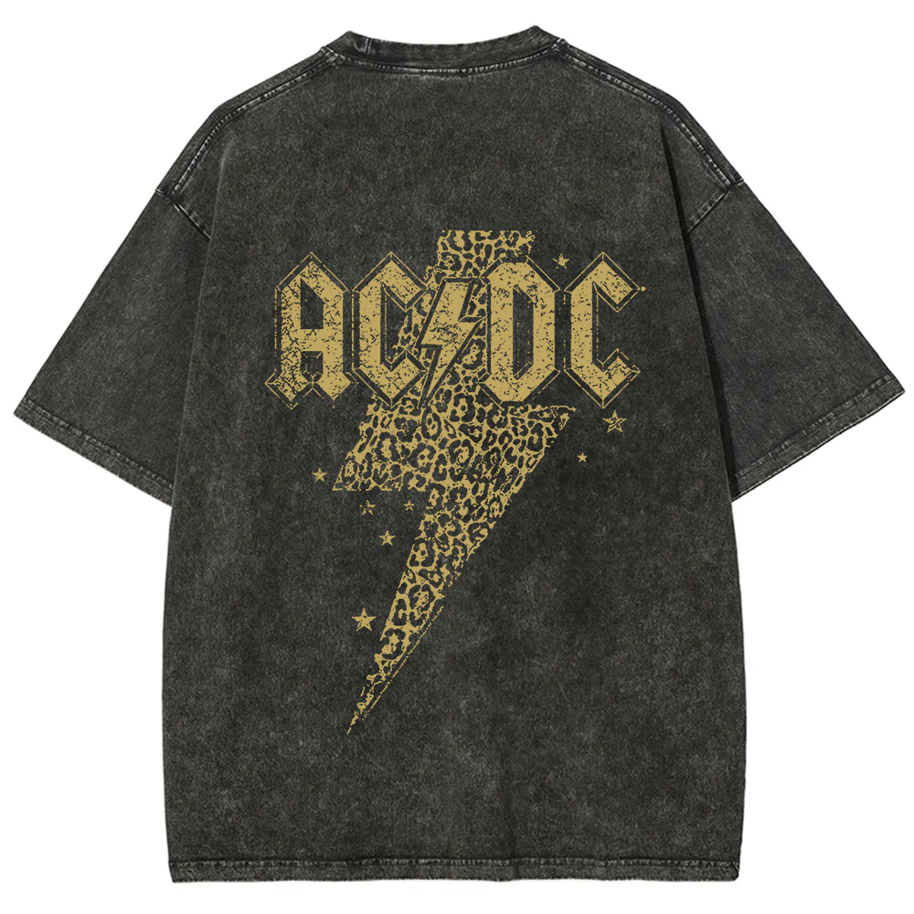 Unisex Vintage Washed ACDC t-Shirt