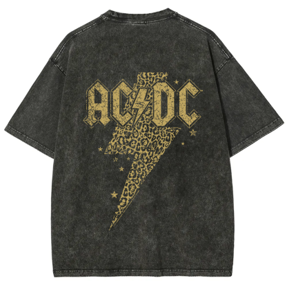 Unisex Vintage Washed ACDC t-Shirt