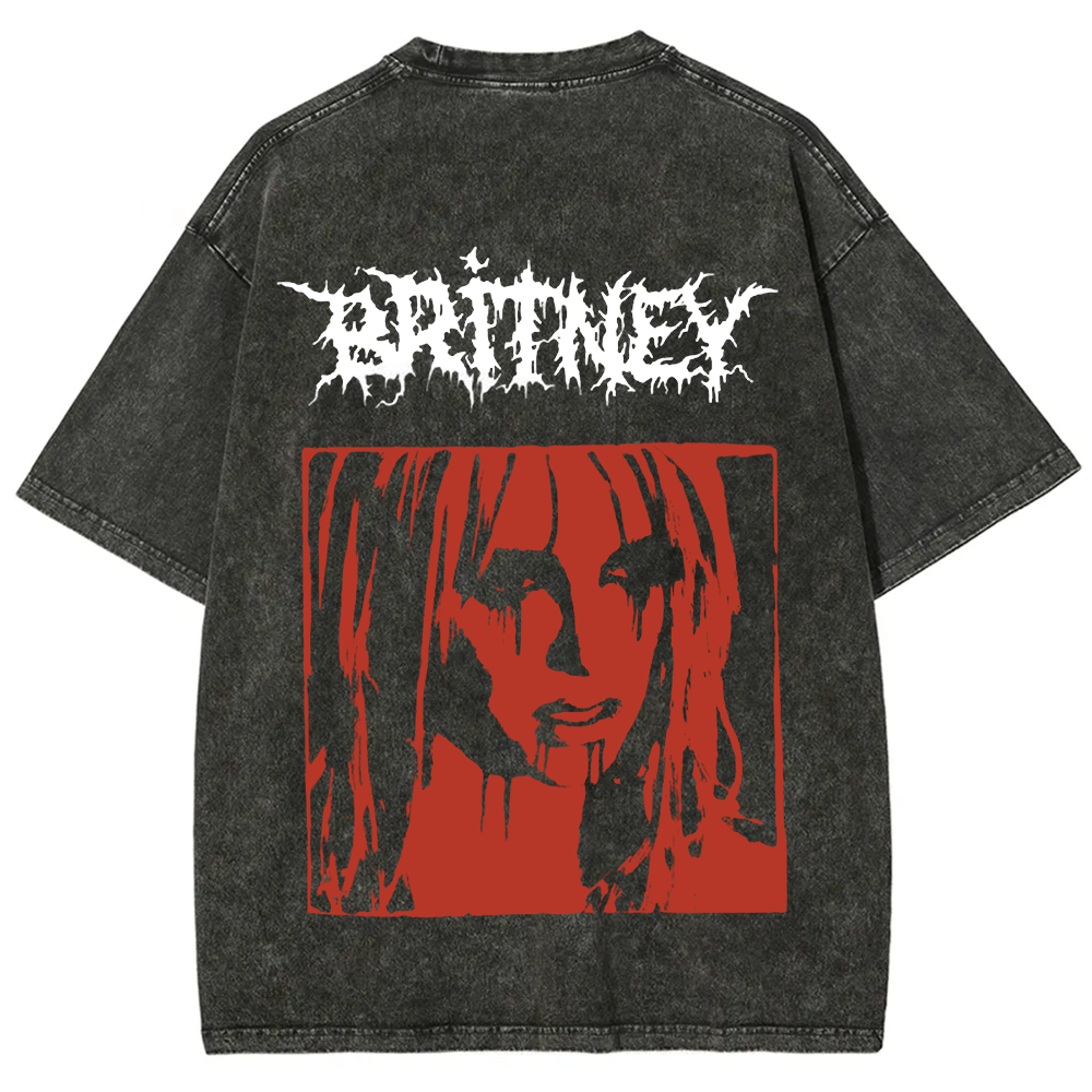 Britney Singer Washed t-Shirt