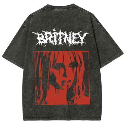 Britney Singer Washed t-Shirt