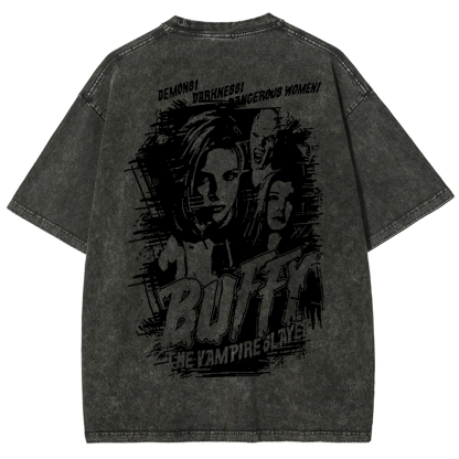 Buffy The Vampire Slayer TV Series Vintage Washed Washed t-Shirt