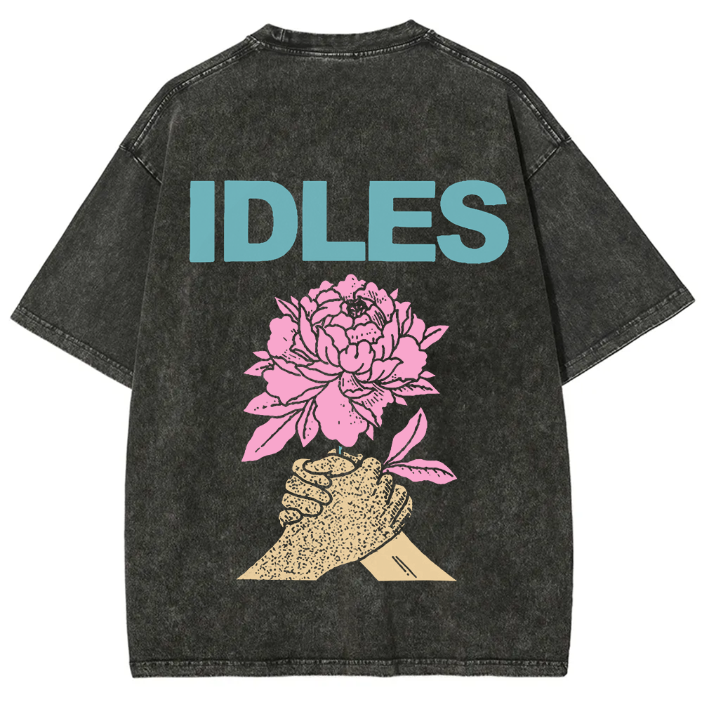  Idles Band Vintage Washed  t-Shirt