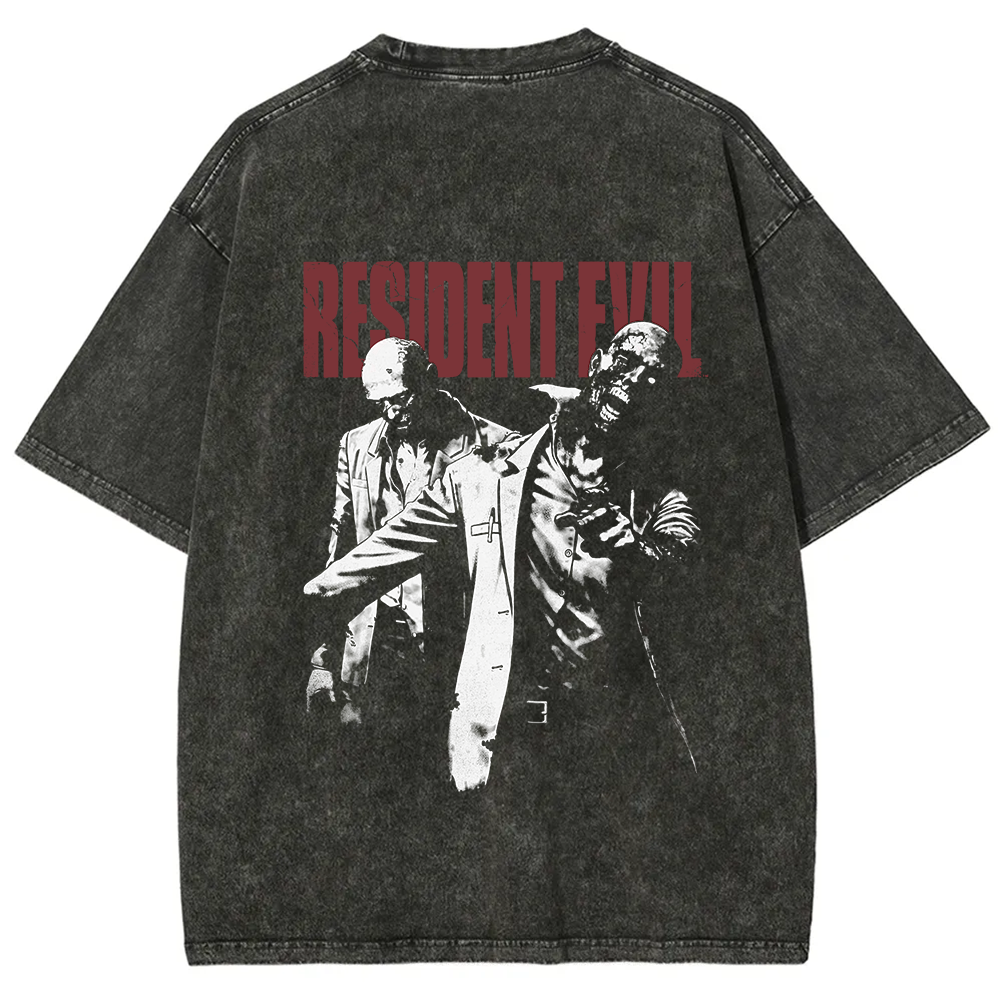 Unisex Vintage Washed Resident Evil Two Zeds t-Shirt