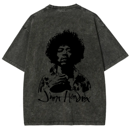 The Jimi Hendrix Experience Band Casual Printed t-Shirt