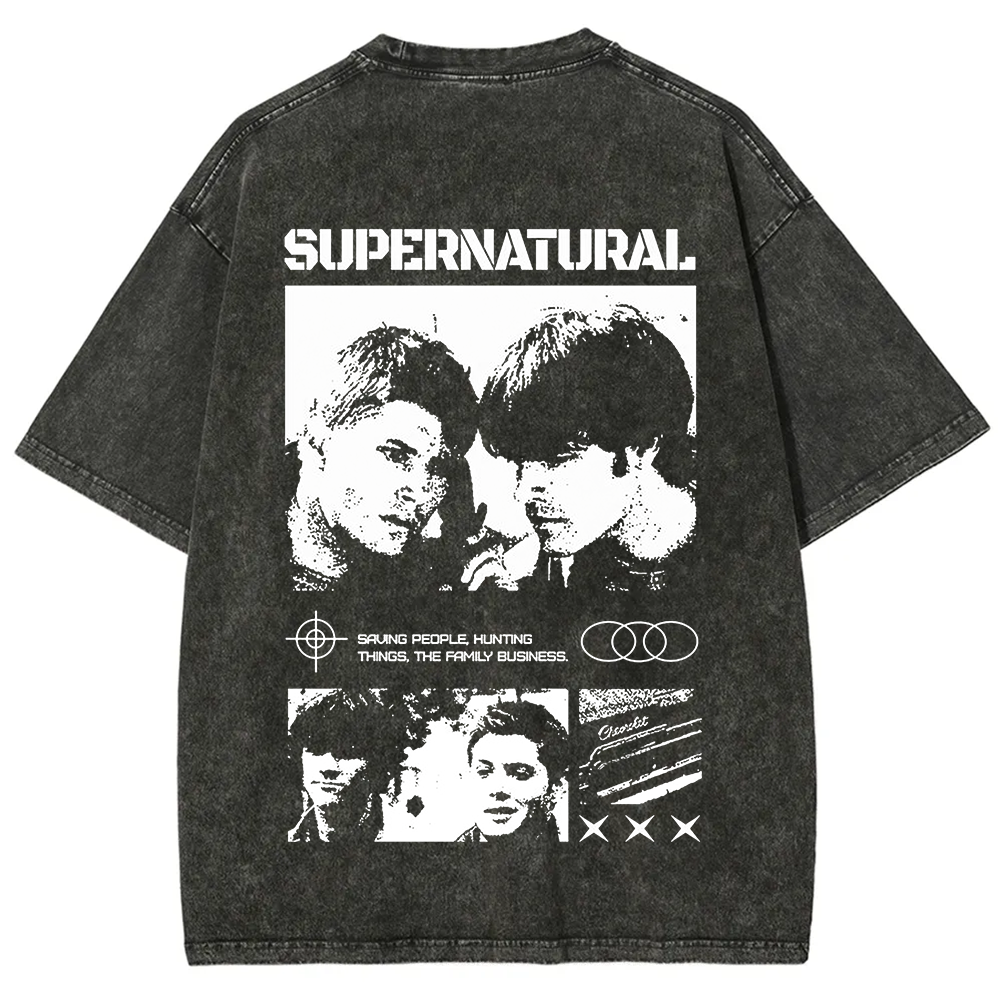 Supernatural TV Series Washed t-Shirt