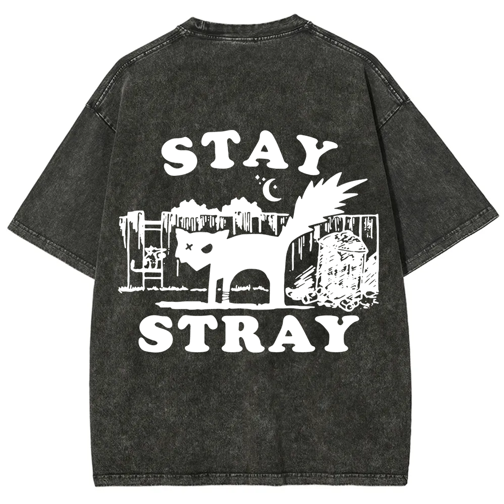 Stray Cat Funny Retro Graphic Unisex Classic t-Shirt
