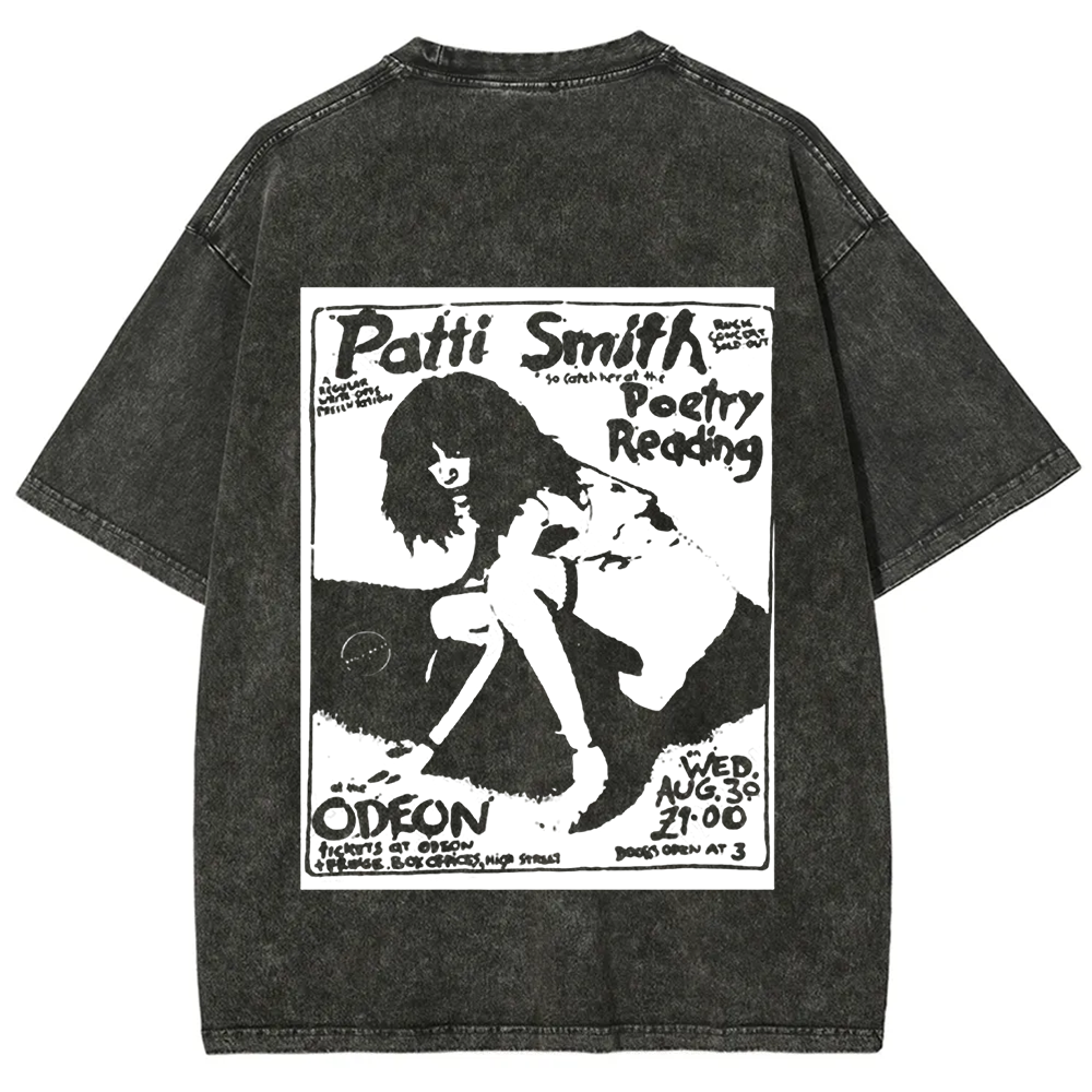 Patti Smith Celebrities Washed t-Shirt