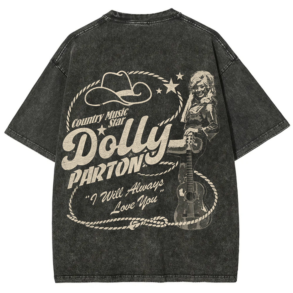 Dolly Parton Singer Washed t-Shirt