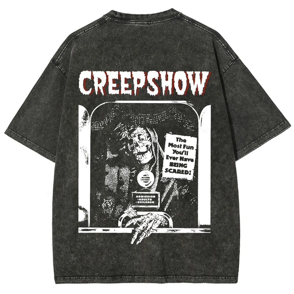 Unisex Washed  Creepshow Horror Movie t-Shirt