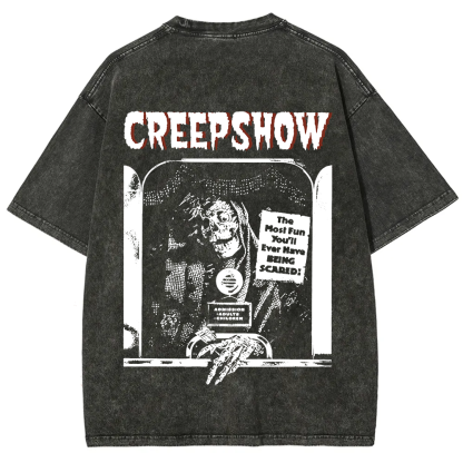 Unisex Washed  Creepshow Horror Movie t-Shirt