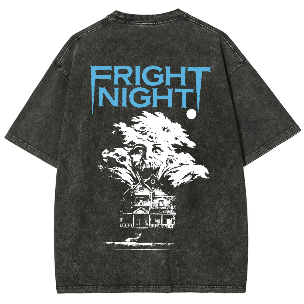 Unisex Vintage Washed Fright Night t-Shirt