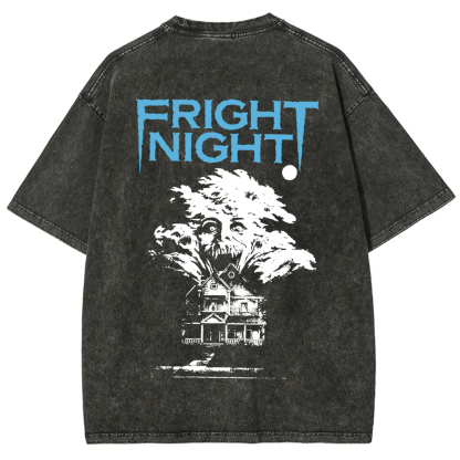 Unisex Vintage Washed Fright Night t-Shirt
