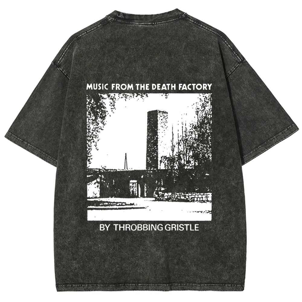 Music From The Death Factory - Throbbing Gristle Band t-Shirt