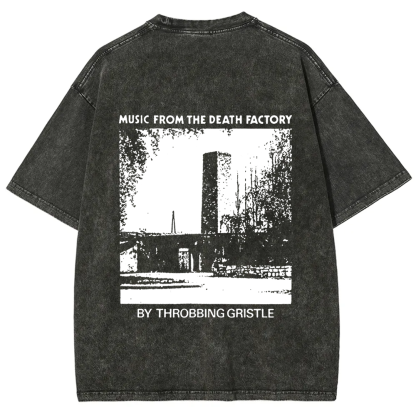 Music From The Death Factory - Throbbing Gristle Band t-Shirt
