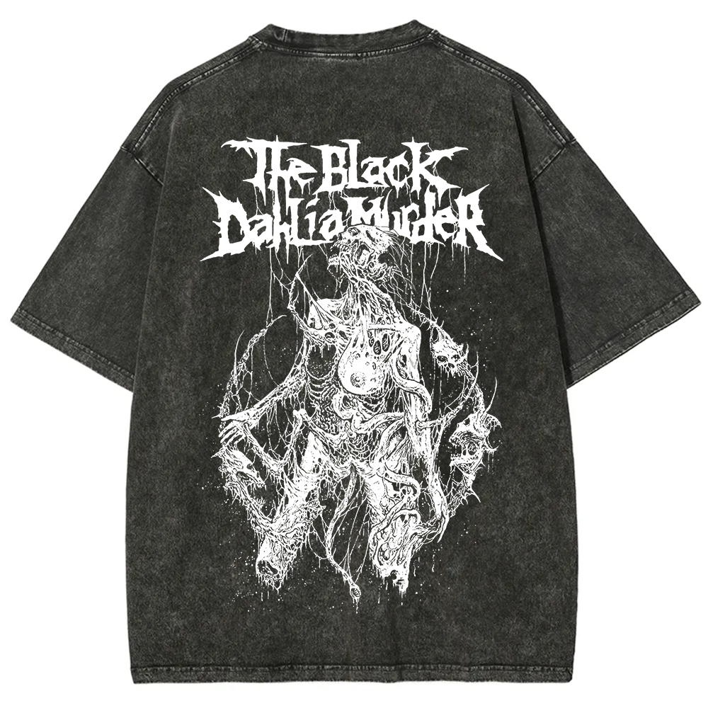 Unisex Vintage The Black Dahila Zombie t-Shirt