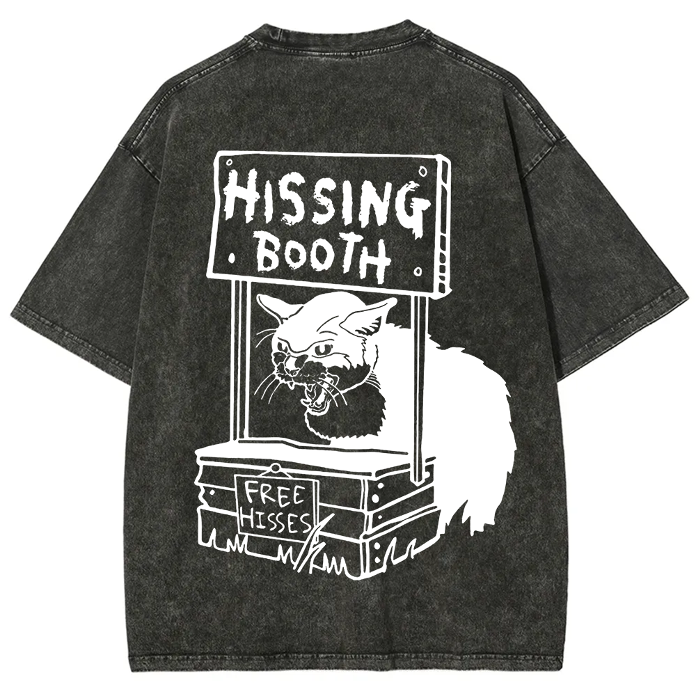 Unisex Cat pattern print t-Shirt