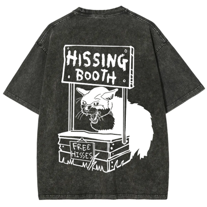 Unisex Cat pattern print t-Shirt
