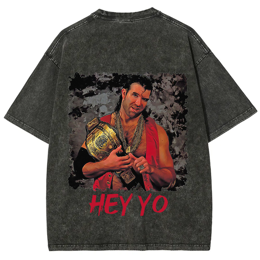 WWE Razor Ramon-Scott Hall HEY YO Casual Printed t-Shirt