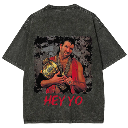 WWE Razor Ramon-Scott Hall HEY YO Casual Printed t-Shirt