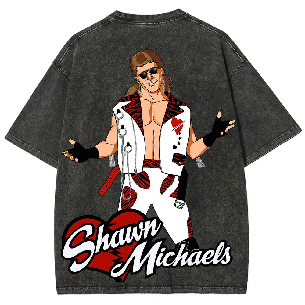 WWE Shawn Michaels Casual Printed t-Shirt