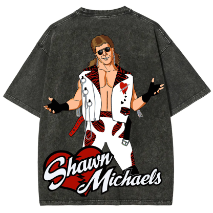 WWE Shawn Michaels Casual Printed t-Shirt