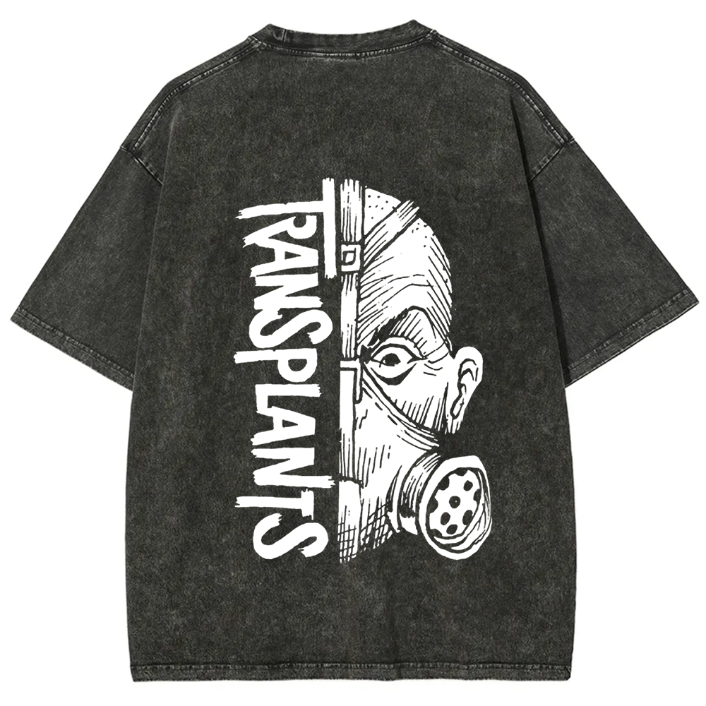 Unisex Vintage Washed Transplants Band t-Shirt