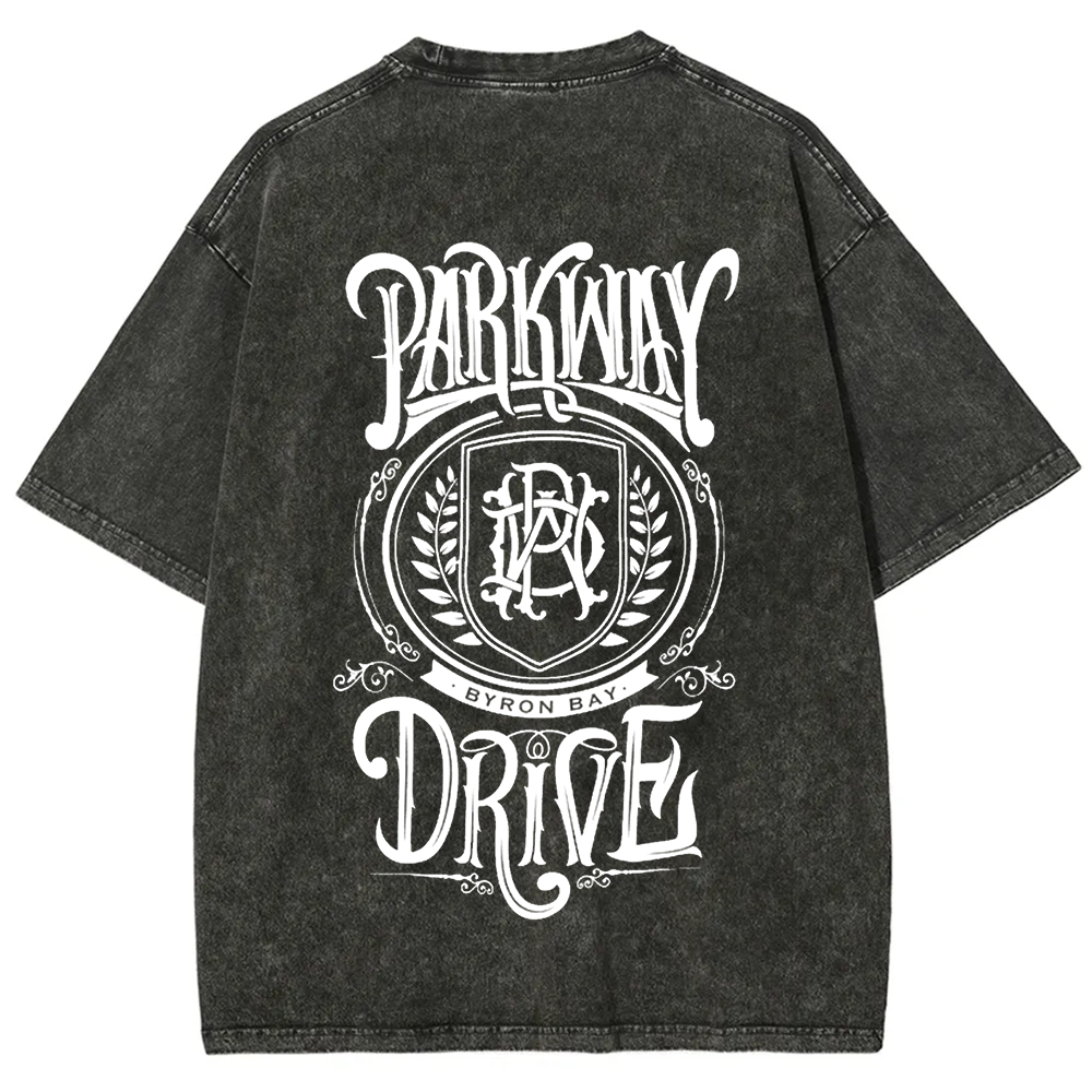 Unisex Vintage Washed  Parkway Drive Band t-Shirt