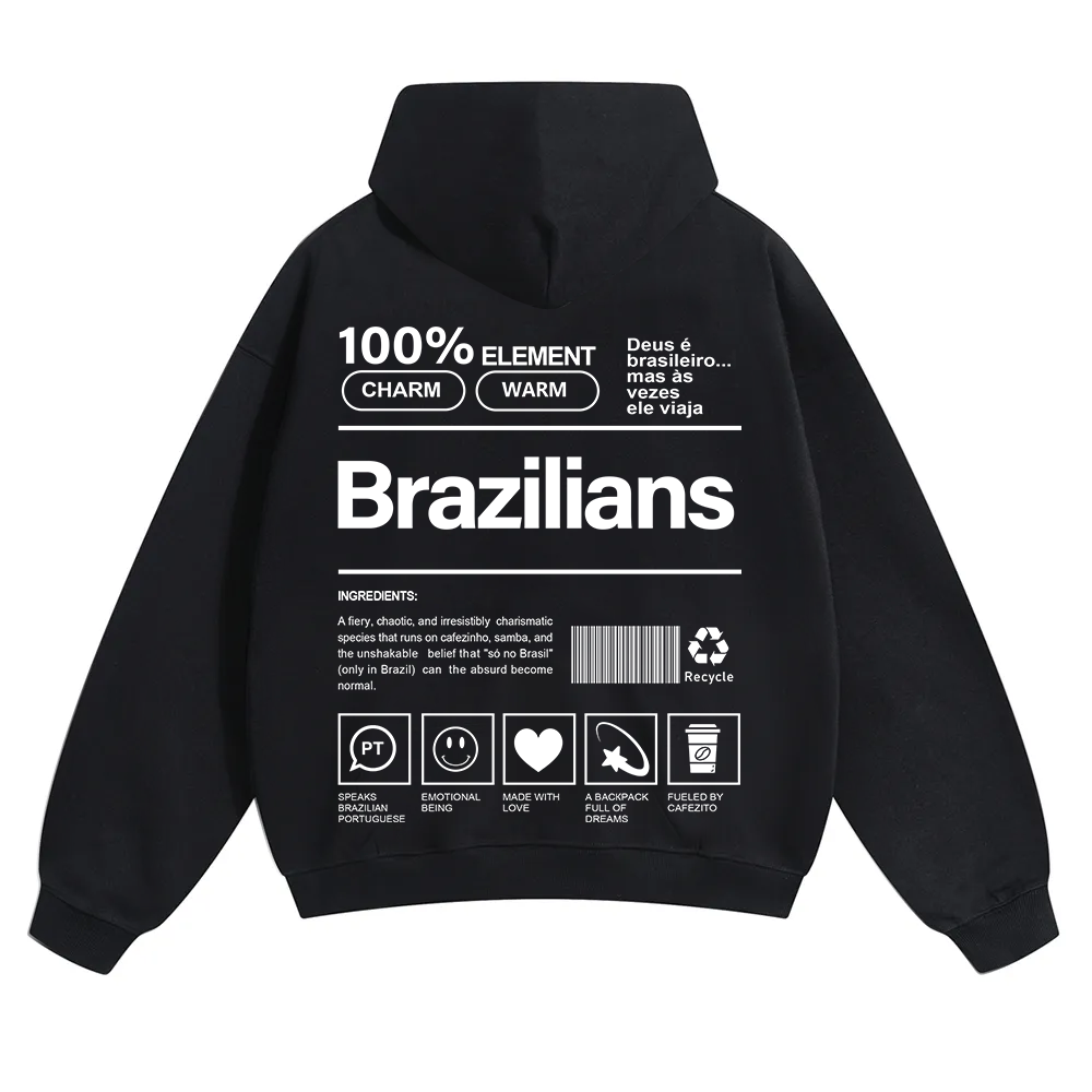 Brazilians Unisex Fit Color Hoodie wearishow