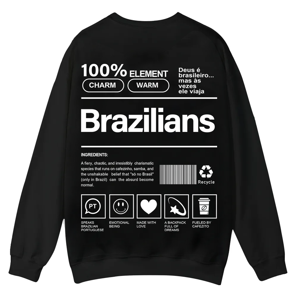 Brazilians Unisex Fit  Casual Crewneck Sweatshirt wearishow