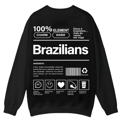 Brazilians Unisex Fit  Casual Crewneck Sweatshirt wearishow