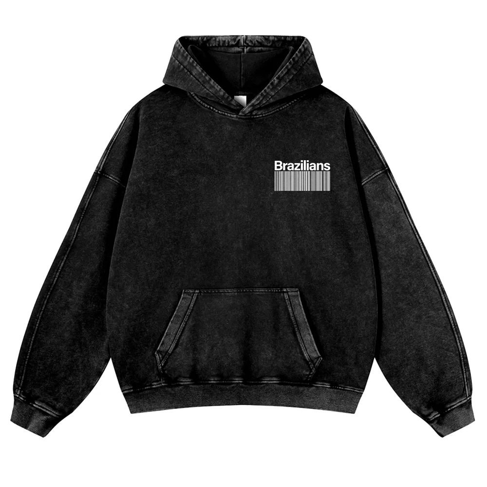 Brazilians Unisex Fit  Washed Hoodie wearishow