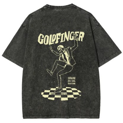 Unisex Vintage Goldfinger Band t-Shirt