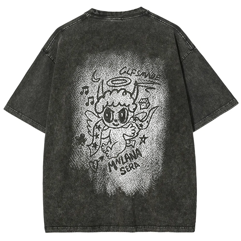 Unisex Vintage Angel Graphic t-Shirt
