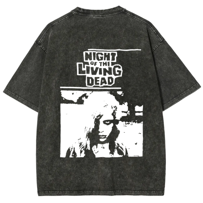 Unisex Vintage  Night of the living dead 1990 horror movie t-Shirt