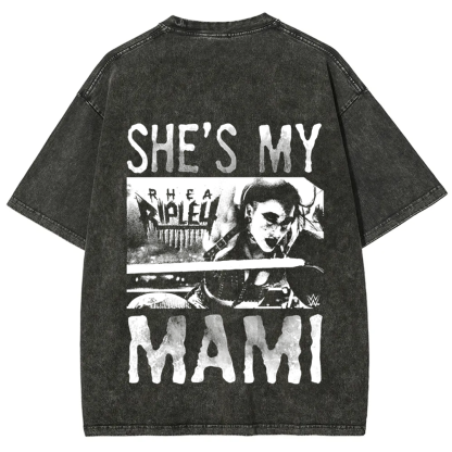 Unisex Vintage WWE Rhea Ripley "she is my mami " t-Shirt