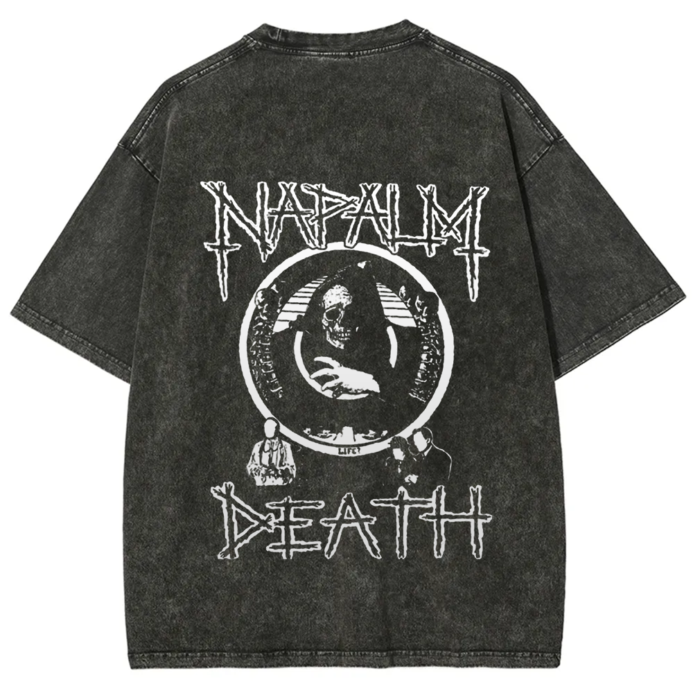Unisex Vintage  Napalm Death Ban  t-Shirt